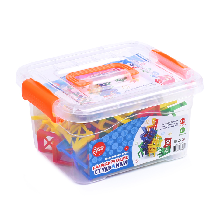 Настольная игра UT0031 "Балансирующие стульчики" (36 шт)