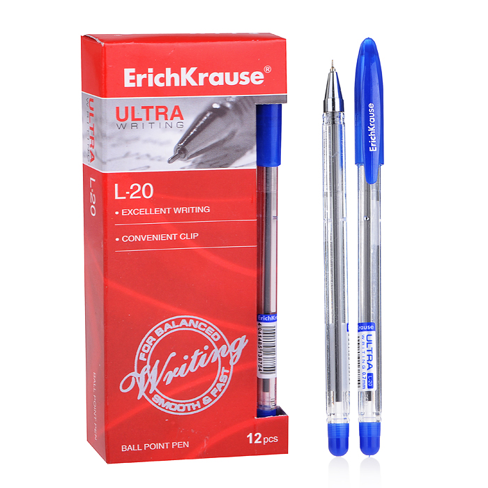 Ручка шариковая ULTRA-20, цвет чернил синий