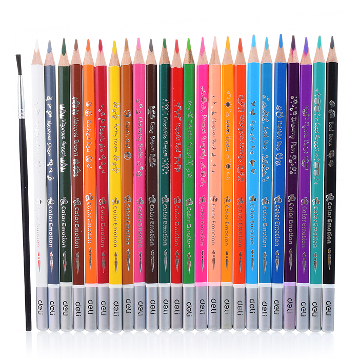 Карандаши цветные 24цв. акварельные, липа, коробка/европод.