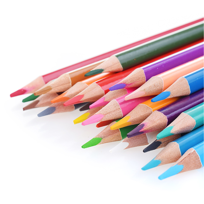 Карандаши цветные 24цв. акварельные, липа, коробка/европод.