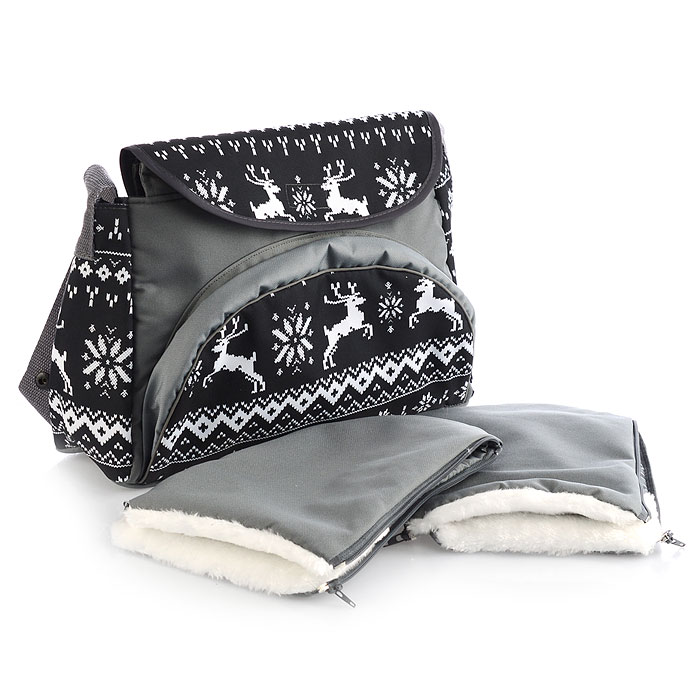 Фото к товару Санки-коляска Кидс 3-1 (олени на черном) Санки-коляска Кидс 3-1 (олени на черном)