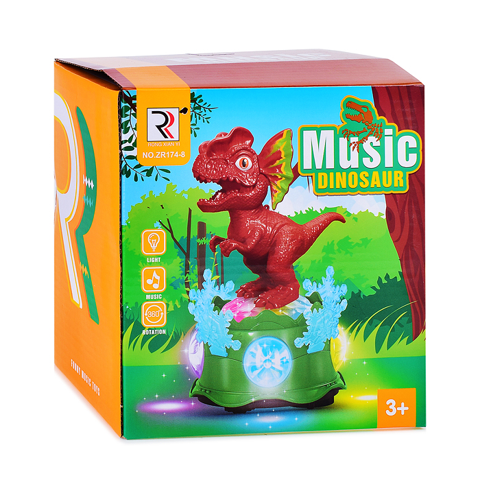 Интерактивная игрушка ZR174-8 "Динозаврик Гоша" в коробке