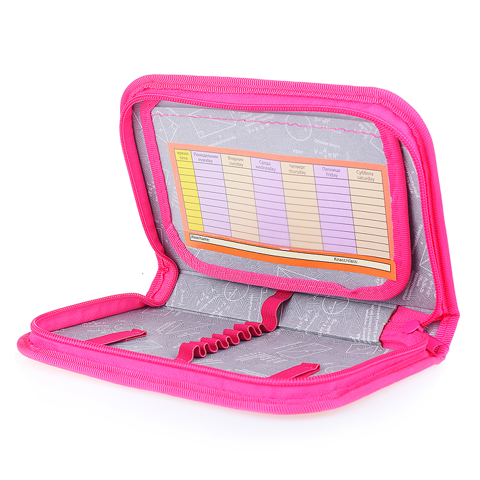 Пенал односекционный большой с откидной планкой печать на ткани "Принцесса Мелания"