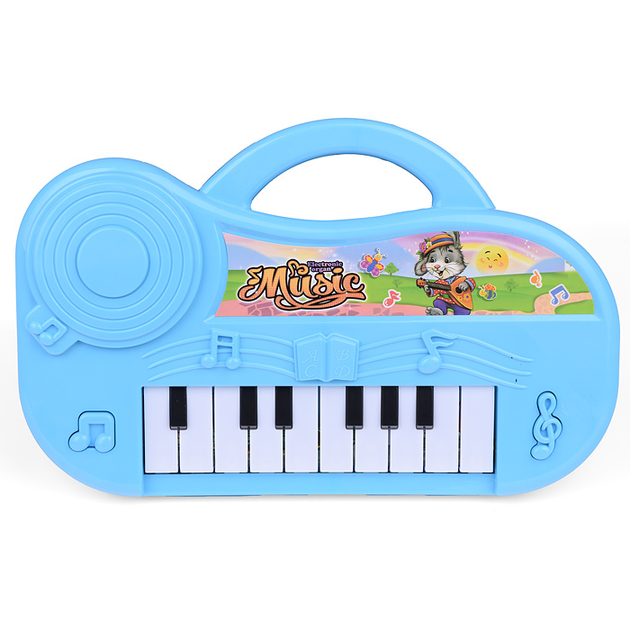 Пианино 856-5 "Любимые мелодии" на батарейках, в пакете