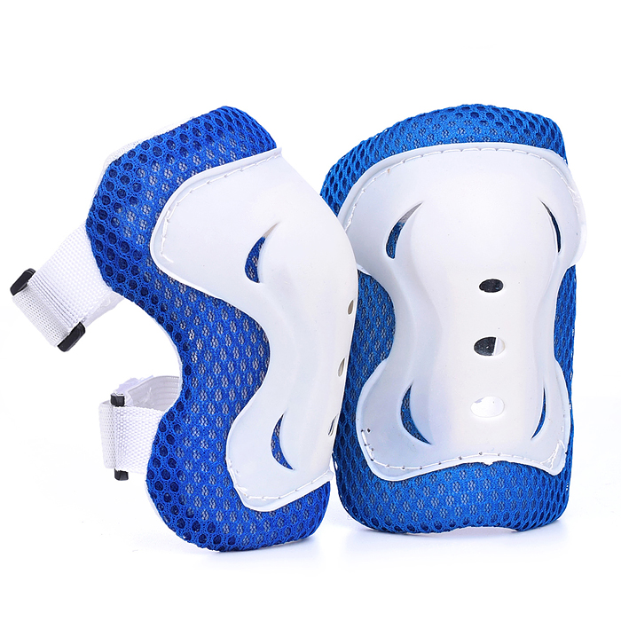 Набор защиты для катания U026164Y (цвет бело/синий)