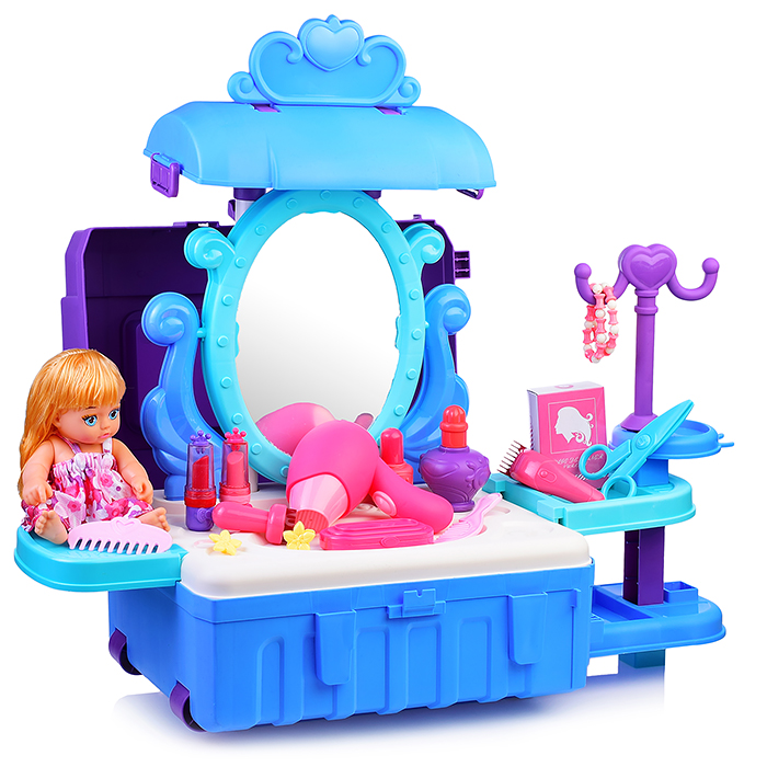 Игровой набор 8126P "Стилист" в чемодане