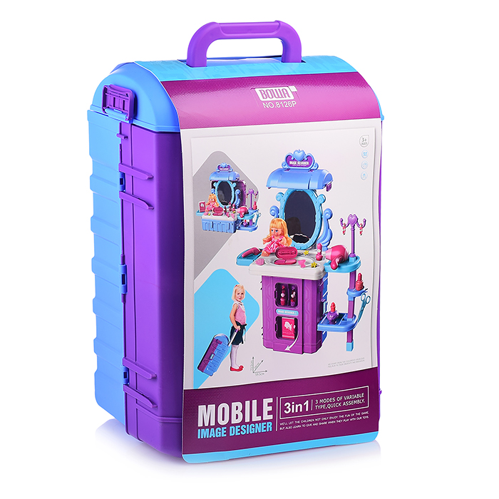 Игровой набор 8126P "Стилист" в чемодане