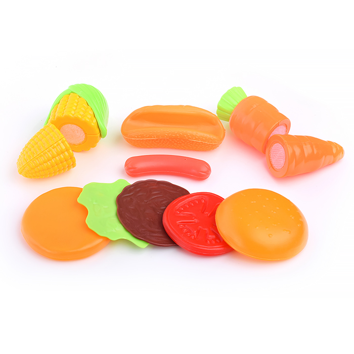 Бытовая техника A1003-5 "Плита" с посудой и продуктами, в коробке (цвет бежевый)