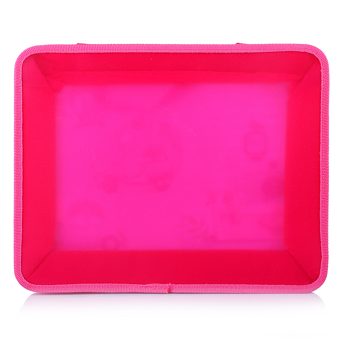 Папка детская А4 пластиковая, с ручками "Розовое путешествие "