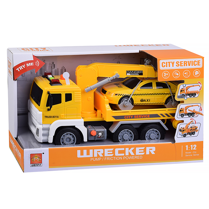 Машина WY831A "Спецтехника" (свет, звук) в коробке