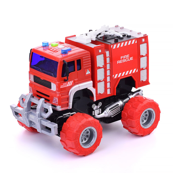 Машина WY553A "Пожарная" 1:20 (свет,звук) на батарейках, в коробке