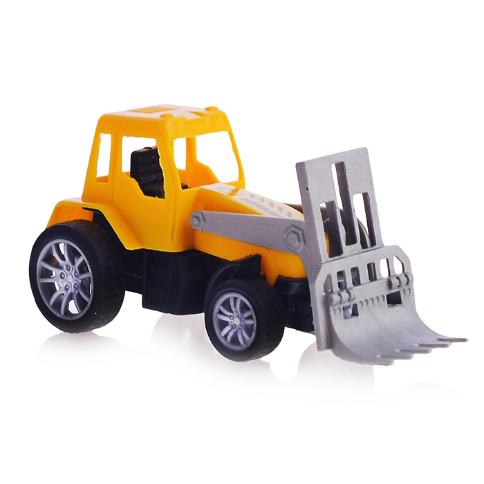 Машина 999-14 "Трактор" в ассортименте, в пакете