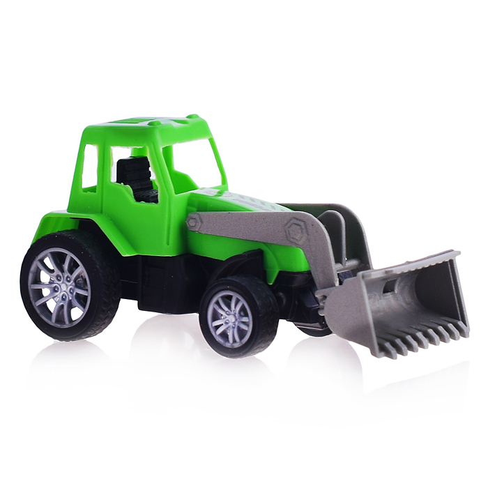 Машина 999-14 "Трактор" в ассортименте, в пакете