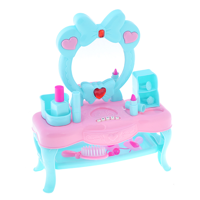 Игровой набор "Стилист" (столик) 3802-1, свет/звук,  в коробке