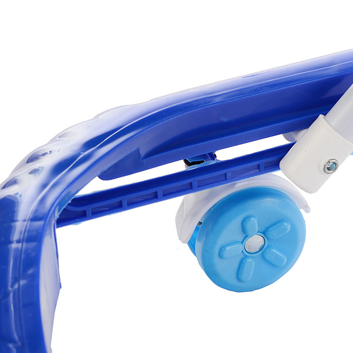 Ходунки 902-C-2 "Шарики с цветочками" с погремушками и шарами (синий-голубой) в пакете