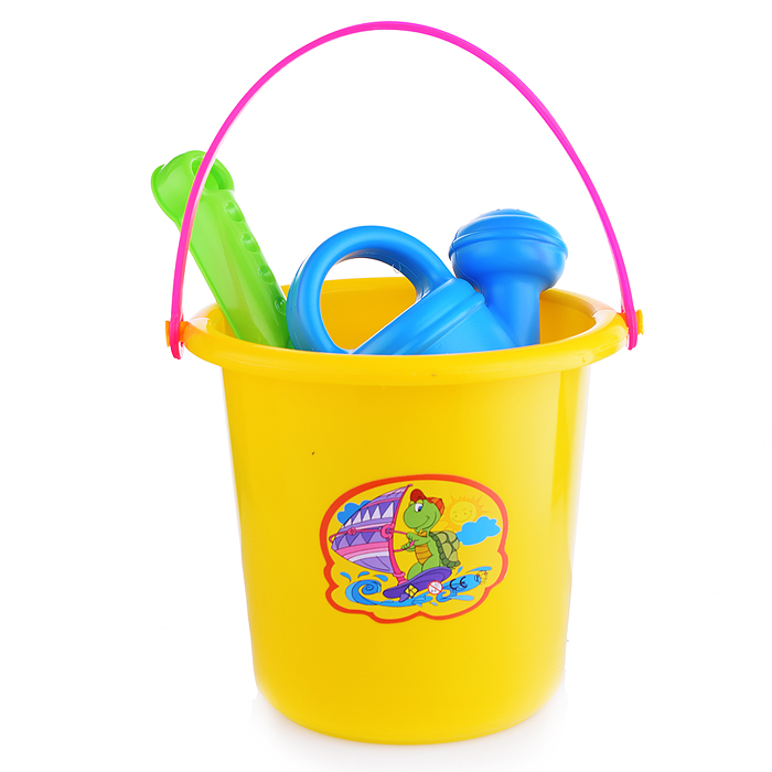 Комплект "Большой" совок+2 формочки с лейкой мал