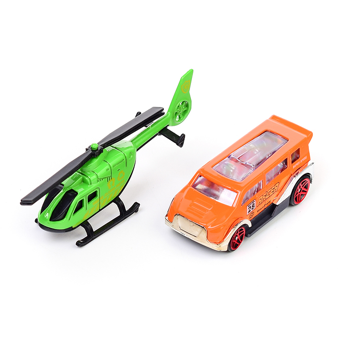 Парковка 660-S24 "Станция обслуживания" голубая, в коробке