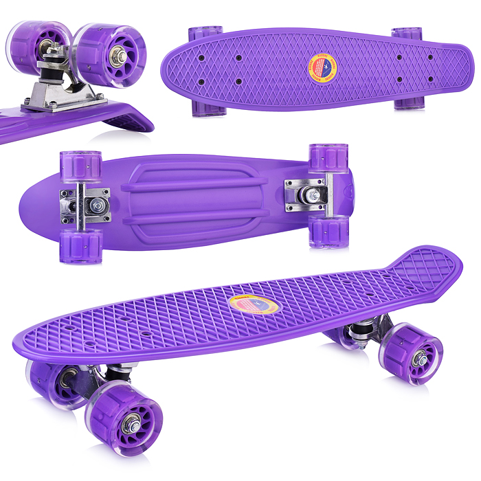 Скейт детский 3142, 55 см, колесо PU со светом