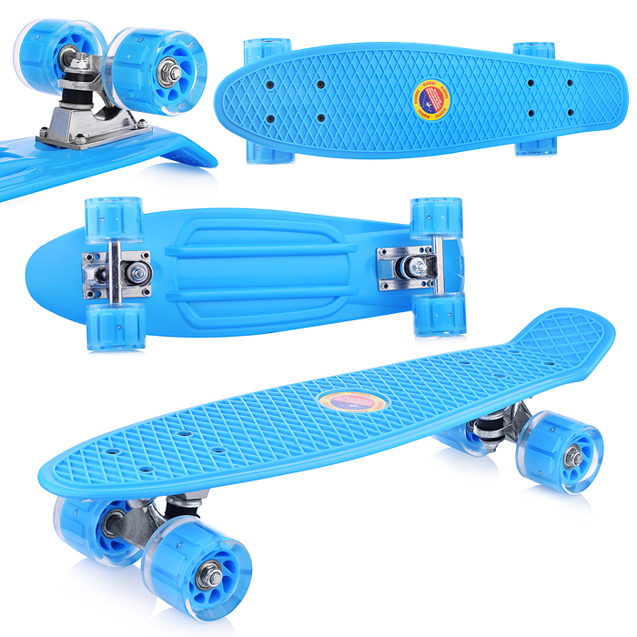 Скейт детский 3142, 55 см, колесо PU со светом