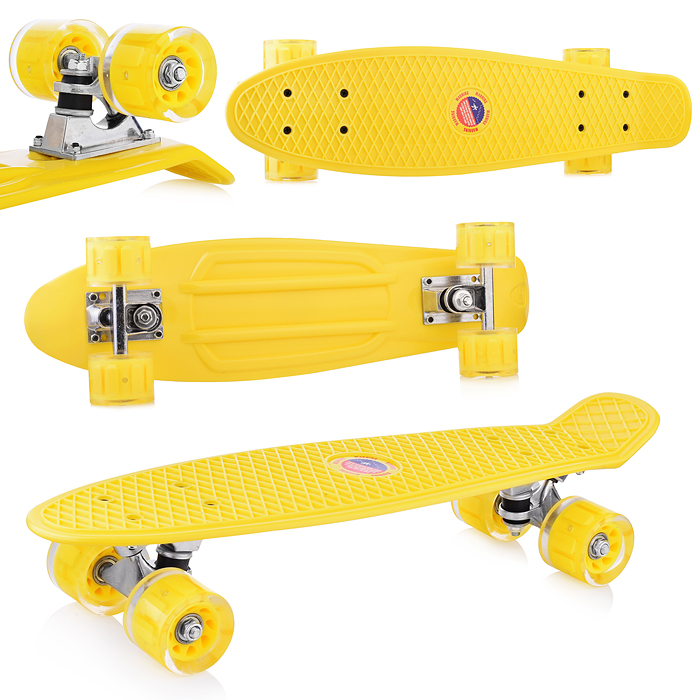 Скейт детский 3142, 55 см, колесо PU со светом