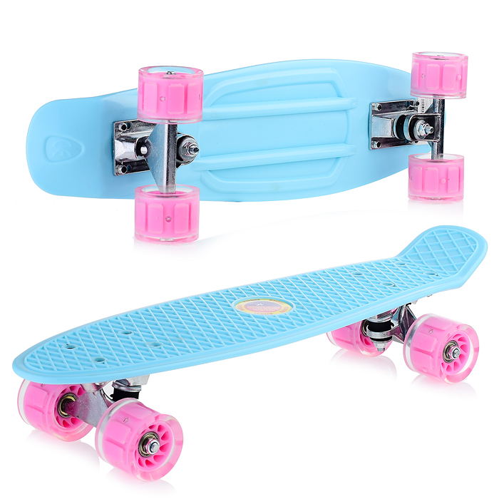 Скейт детский 3142, 55 см, колесо PU со светом