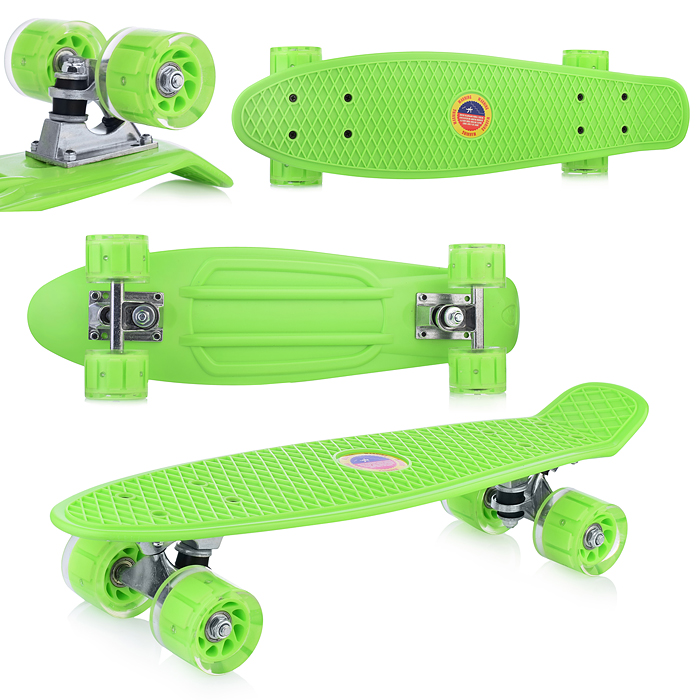 Скейт детский 3142, 55 см, колесо PU со светом