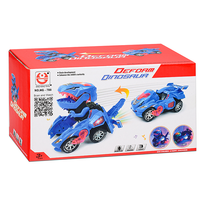 Динозавр HG-788 на батарейках, в коробке