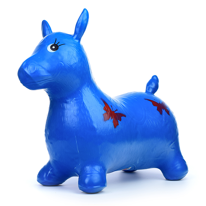 Прыгун "Ослик" 00-1676 цвет микс, с бабочками