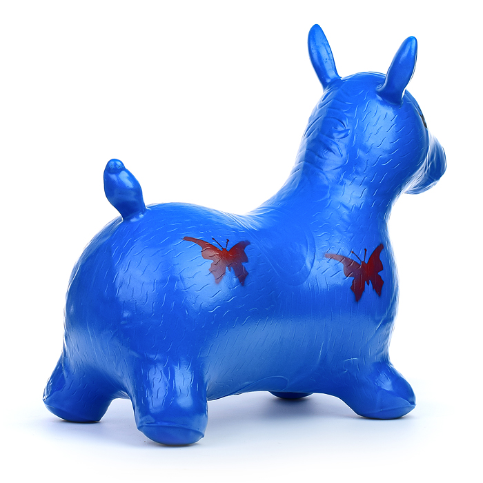 Прыгун "Ослик" 00-1676 цвет микс, с бабочками