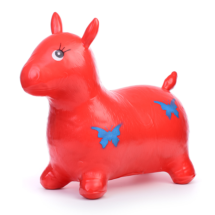 Прыгун "Ослик" 00-1676 цвет микс, с бабочками