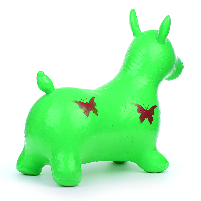 Прыгун "Ослик" 00-1676 цвет микс, с бабочками