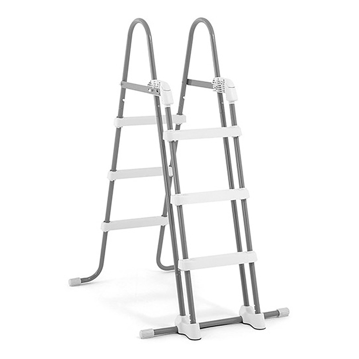 Лестница для бассейнов до 107 см, 3 ступеньки, без площадки, с защитой, 28075 INTEX