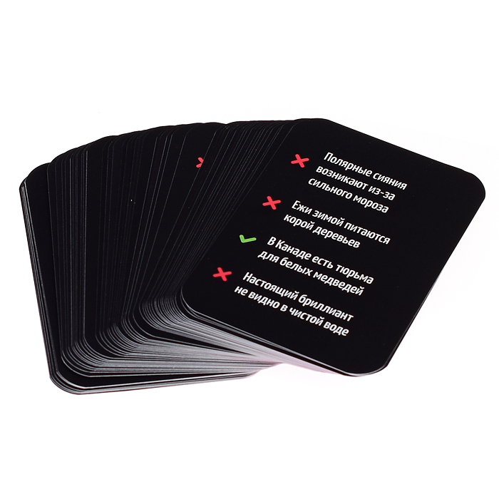 Игра настольная. Правда–ложь. Безумный микс. Серия Игры для компании.