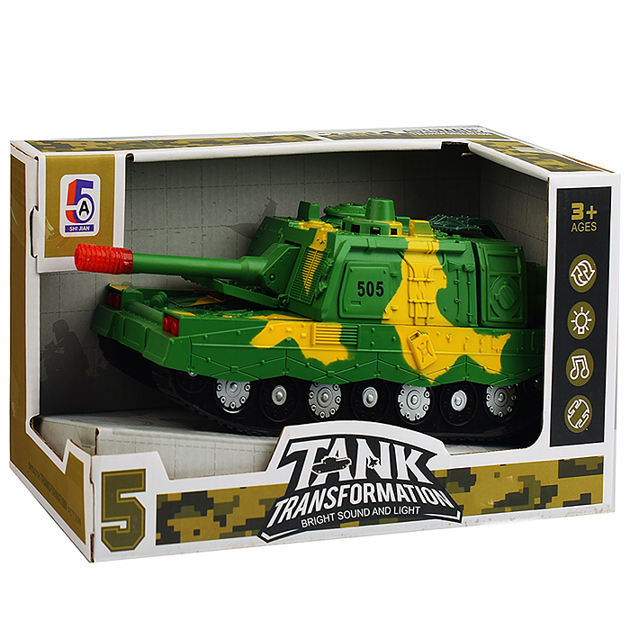 Танк 2021-422D на батарейках, в коробке