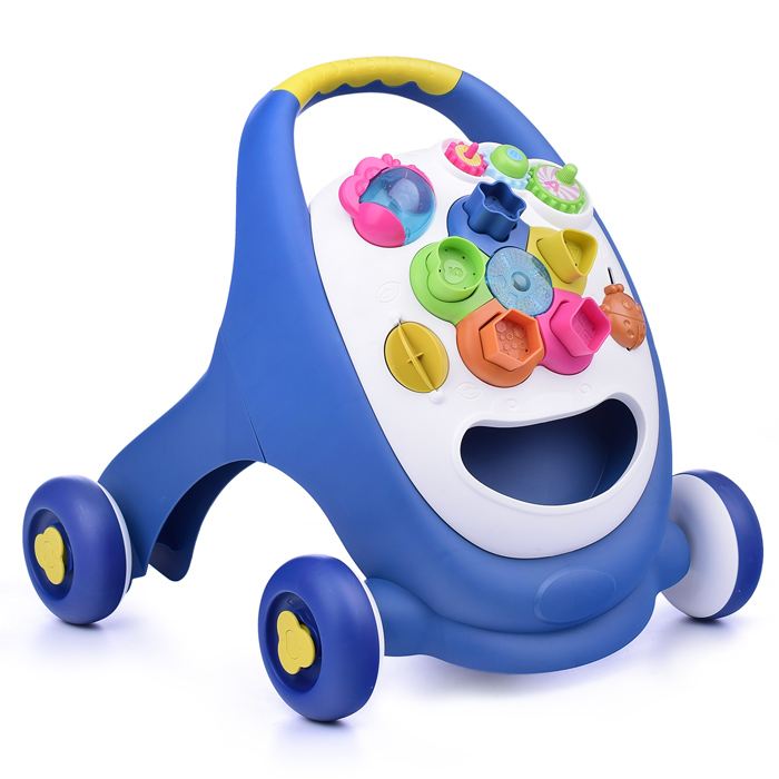 Ходунки QX-91157E "Цветочек" с сортером, в коробке