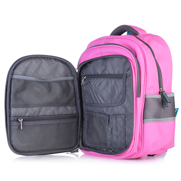 Рюкзак школьный "Зайки Фешн" (29х38.5х13.5 см, полиэстер, высокая печать, 2 отделения)