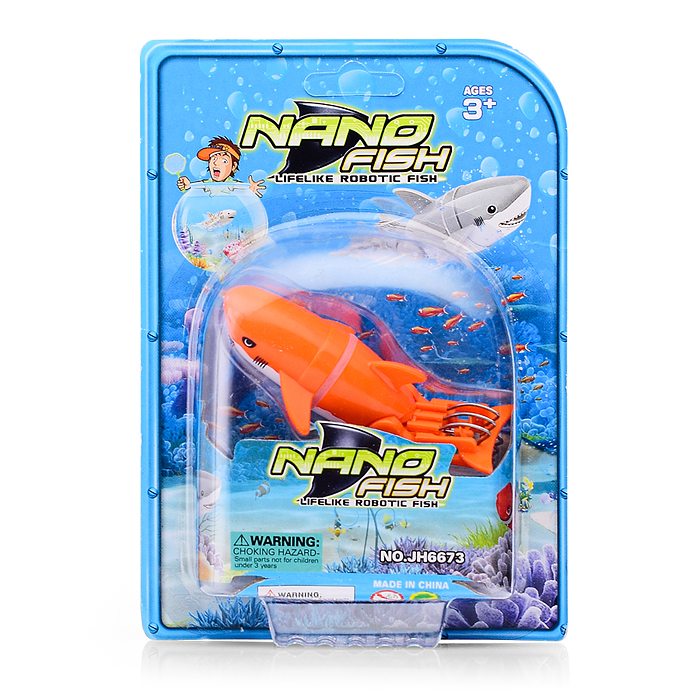 Рыбка JH6673 на батарейках, на листе