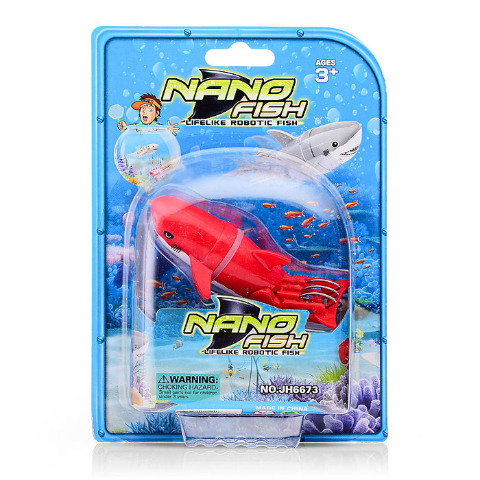 Рыбка JH6673 на батарейках, на листе