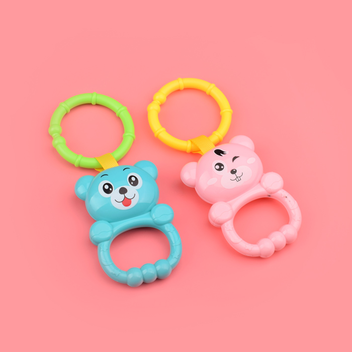 Коврик развивающий/ходунки 696-R29 "Веселые друзья" розовый, с пианино, в коробке