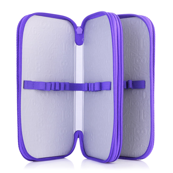 Пенал двухсекционный большой тканевый торец "Друзья 2023"