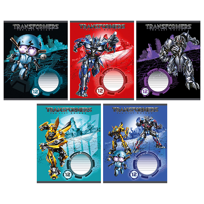Тетрадь 12 л., линия "Transformers" Тетрадь 12 л., линия "Transformers"