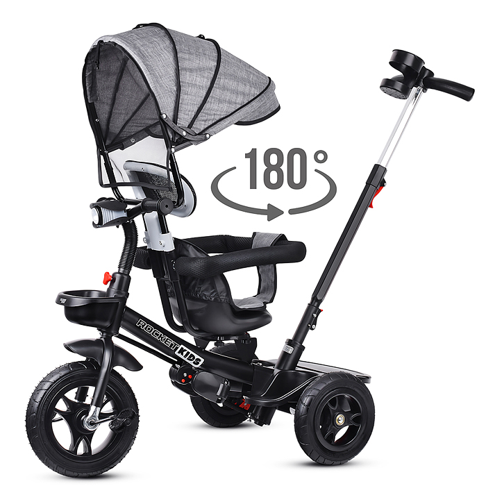 Велосипед 208-2 3-х колесный, серый