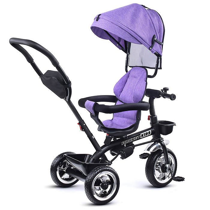 Велосипед 6166FP-2 3-х колесный, фиолетовый