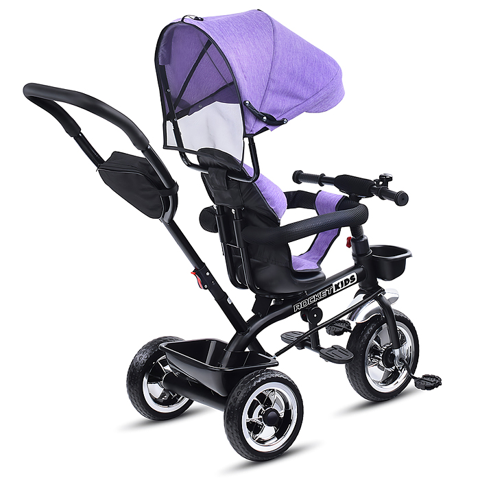 Велосипед 6166FP-2 3-х колесный, фиолетовый