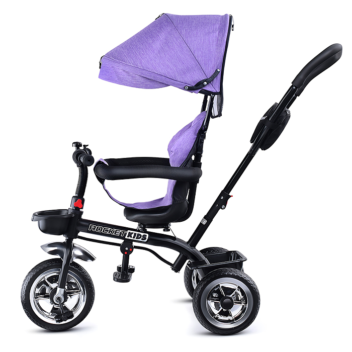 Велосипед 6166FP-2 3-х колесный, фиолетовый