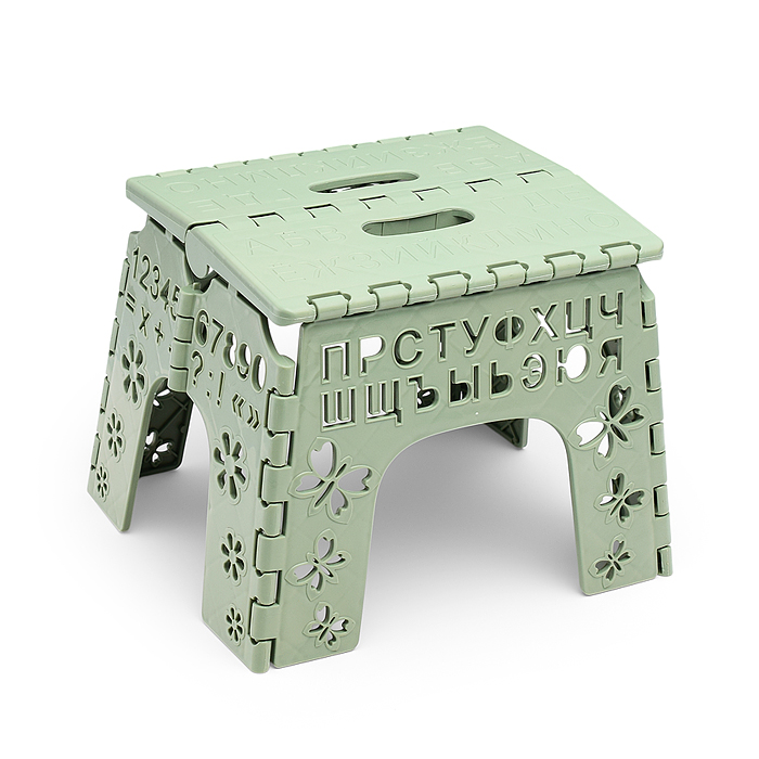 Табурет детский "Алфавит" салатовый