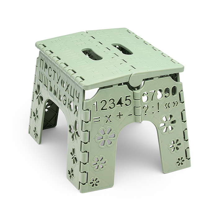Табурет детский "Алфавит" салатовый