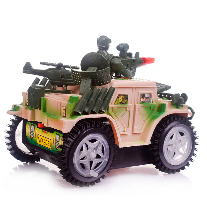 Машина 2051C "Танковая армия" на батарейках, в коробке