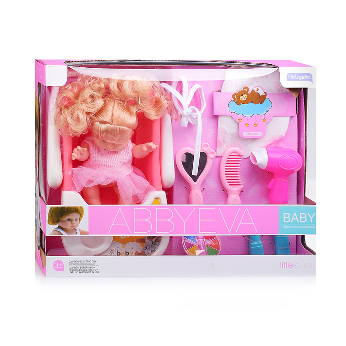 Кукла YL128B-3 с аксессуарами, в коробке