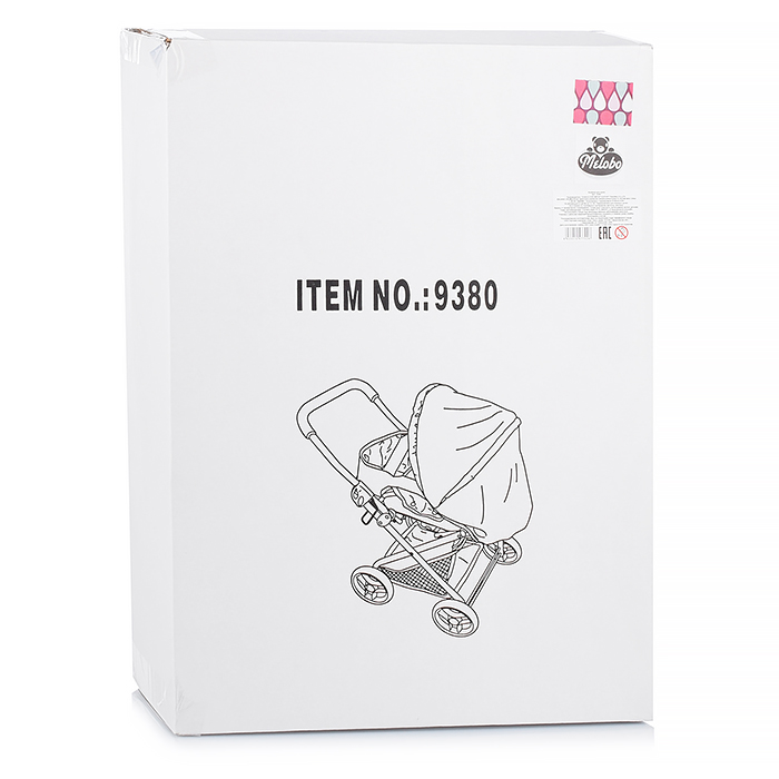 Коляска для кукол 9380 в коробке